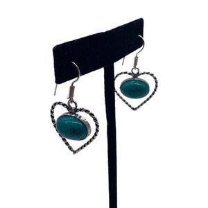 Turquoise Antique Earring Women’s 925 Sterling Silver Plated